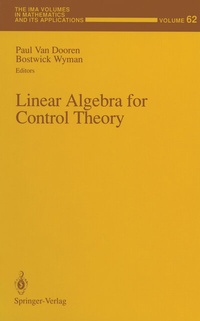 Abbildung von: Linear Algebra for Control Theory - Springer