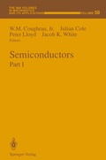 Cover: Semiconductors - Springer