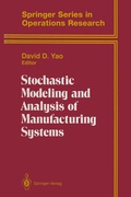 Cover: Stochastic Modeling and Analysis of Manufacturing Systems - Springer