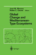 Cover: Global Change and Mediterranean-Type Ecosystems - Springer