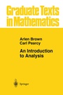 Cover: An Introduction to Analysis - Springer