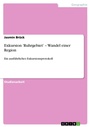 Cover: Exkursion 'Ruhrgebiet' - Wandel einer Region - Grin Verlag