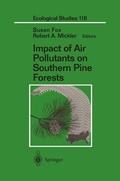 Cover: Impact of Air Pollutants on Southern Pine Forests - Springer