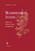 Cover: Multidimensional Analysis - Springer