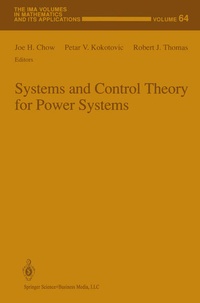 Enlarge image Cover: Systems and Control Theory For Power Systems - Springer