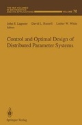 Cover: Control and Optimal Design of Distributed Parameter Systems - Springer