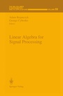 Cover: Linear Algebra for Signal Processing - Springer