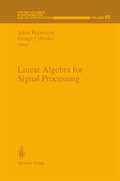 Cover: Linear Algebra for Signal Processing - Springer