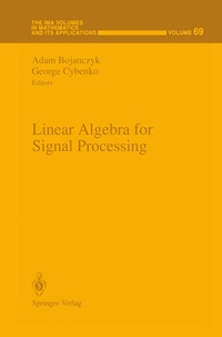 Enlarge image Cover: Linear Algebra for Signal Processing - Springer