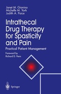 Cover: Intrathecal Drug Therapy for Spasticity and Pain - Springer