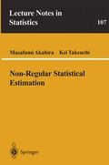 Cover: Non-Regular Statistical Estimation - Springer