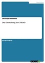 Cover: Die Entstehung der NSDAP - Grin Verlag