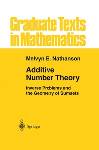 Abbildung von: Additive Number Theory: Inverse Problems and the Geometry of Sumsets - Springer