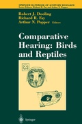 Cover: Comparative Hearing: Birds and Reptiles - Springer