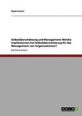 Cover: Selbstueberschaetzung und Management - Grin Verlag