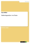 Cover: Marketinganalyse von Puma - GRIN Verlag