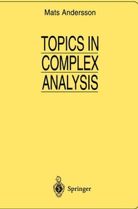 Enlarge image Cover: Topics in Complex Analysis - Springer