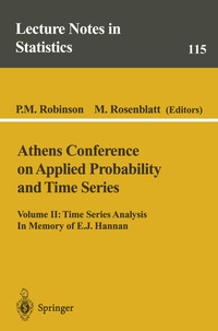 Enlarge image Cover: Athens Conference on Applied Probability and Time Series Analysis - Springer