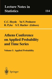 Enlarge image Cover: Athens Conference on Applied Probability and Time Series Analysis - Springer