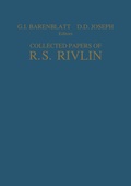 Cover: Collected Papers of R.S. Rivlin - Springer