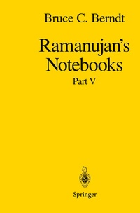 Abbildung von: Ramanujan's Notebooks - Springer