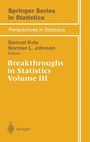 Cover: Breakthroughs in Statistics - Springer