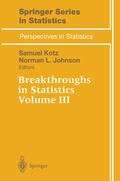 Cover: Breakthroughs in Statistics - Springer