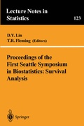 Cover: Proceedings of the First Seattle Symposium in Biostatistics: Survival Analysis - Springer
