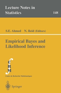 Enlarge image Cover: Empirical Bayes and Likelihood Inference - Springer