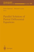 Cover: Parallel Solution of Partial Differential Equations - Springer