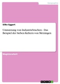 Cover: Umnutzung von Industriebrachen - Das Beispiel der Sieben Keltern von Metzingen - Grin Verlag