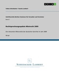 Cover: Rechtsprechungsupdate Mietrecht 2009 - Schriftenreihe Berliner Seminare f&uuml;r Verwalter und Vermieter