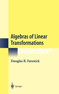 Abbildung von: Algebras of Linear Transformations - Springer