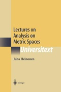 Cover: Lectures on Analysis on Metric Spaces - Springer