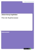 Cover: &Uuml;ber die Hopf-Invariante - GRIN Verlag