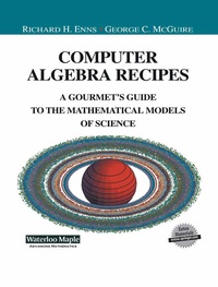 Enlarge image Cover: Computer Algebra Recipes - Springer