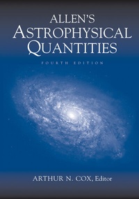 Abbildung von: Allen's Astrophysical Quantities - Springer
