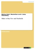 Cover: Make or Buy - Grin Verlag