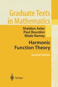 Cover: Harmonic Function Theory - Springer