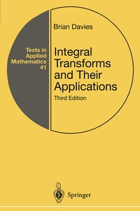 Enlarge image Cover: Integral Transforms and Their Applications - Springer