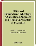 Cover: Ethics and Information Technology - Springer