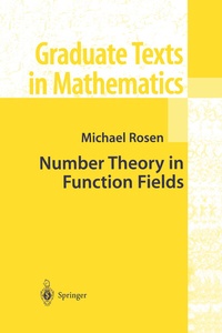 Abbildung von: Number Theory in Function Fields - Springer