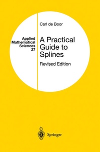 Enlarge image Cover: A Practical Guide to Splines - Springer