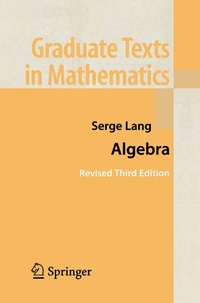 Abbildung von: Algebra - Springer