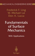 Cover: Fundamentals of Surface Mechanics - Springer