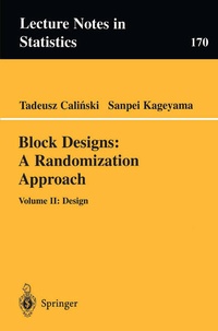 Enlarge image Cover: Block Designs: A Randomization Approach - Springer