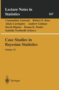 Enlarge image Cover: Case Studies in Bayesian Statistics - Springer