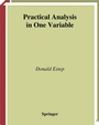 Cover: Practical Analysis in One Variable - Springer
