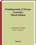 Cover: Fundamentals of Ocean Acoustics - Springer