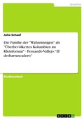 Cover: Die Familie der "Wahnsinnigen" als "&Uuml;berbev&ouml;lkertes Kolumbien im Kleinformat" - Fernando Vallejo: "El desbarrancadero" - GRIN Verlag